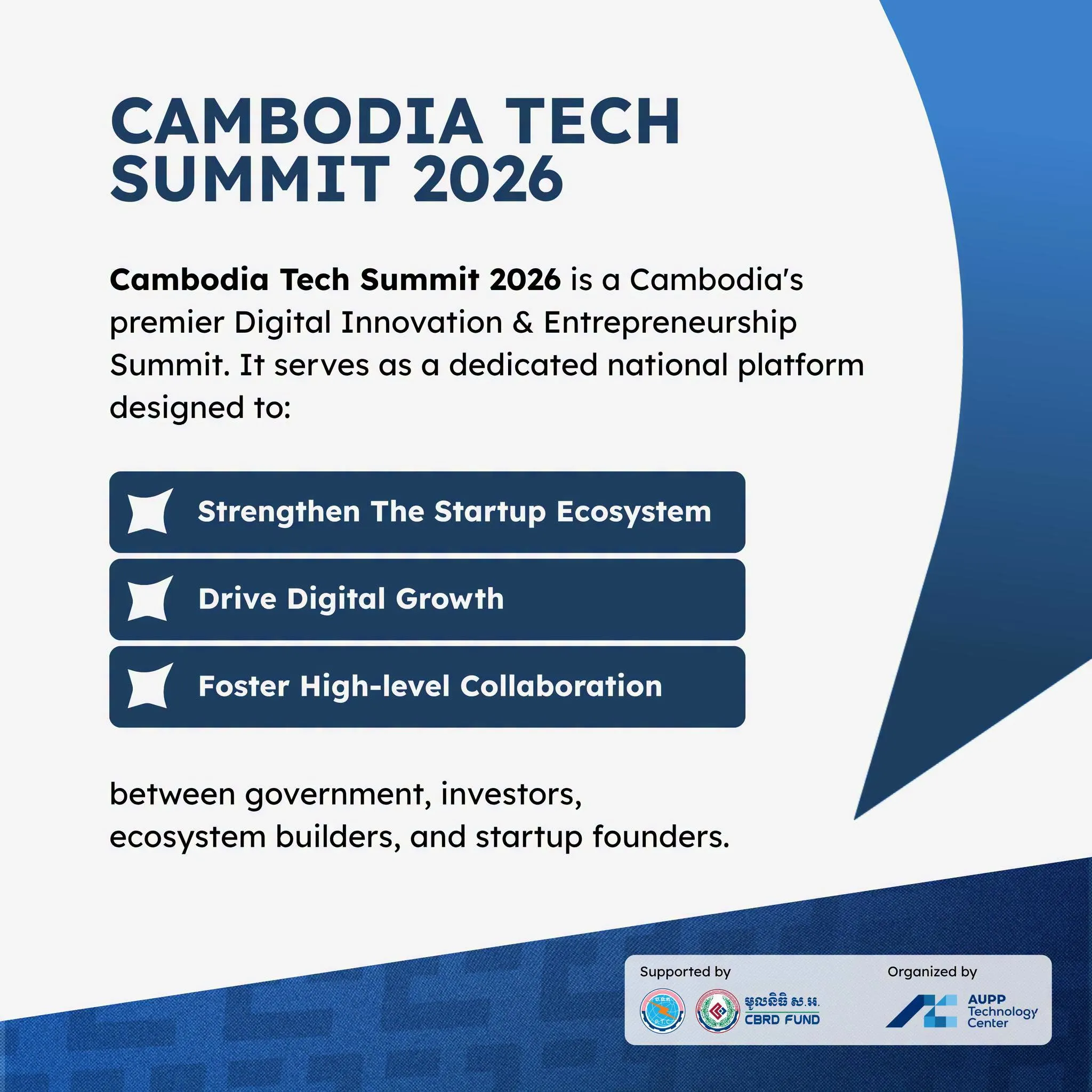 Cambodia Tech Summit 2026 gallery photo 1 - Bamnang