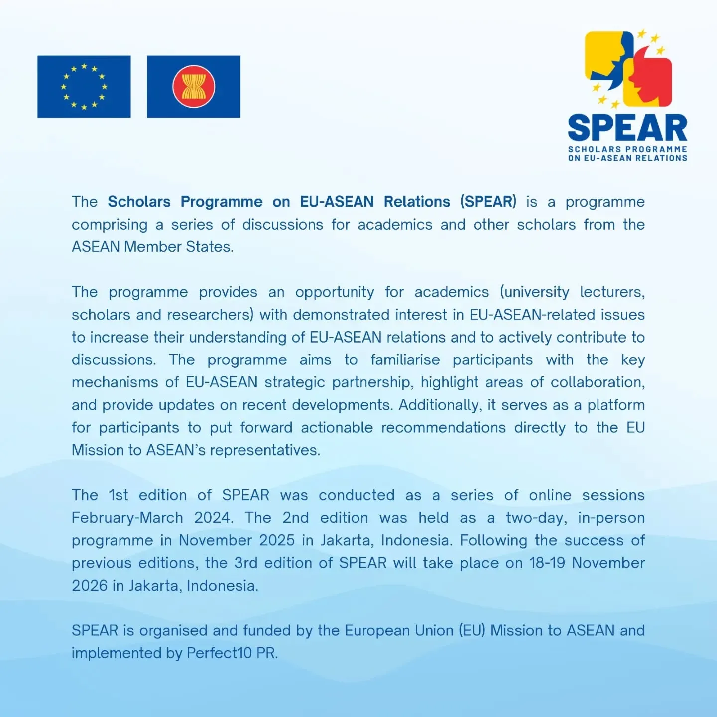 The Scholars Programme on EU-ASEAN Relations (SPEAR) 2026 gallery photo 2 - Bamnang