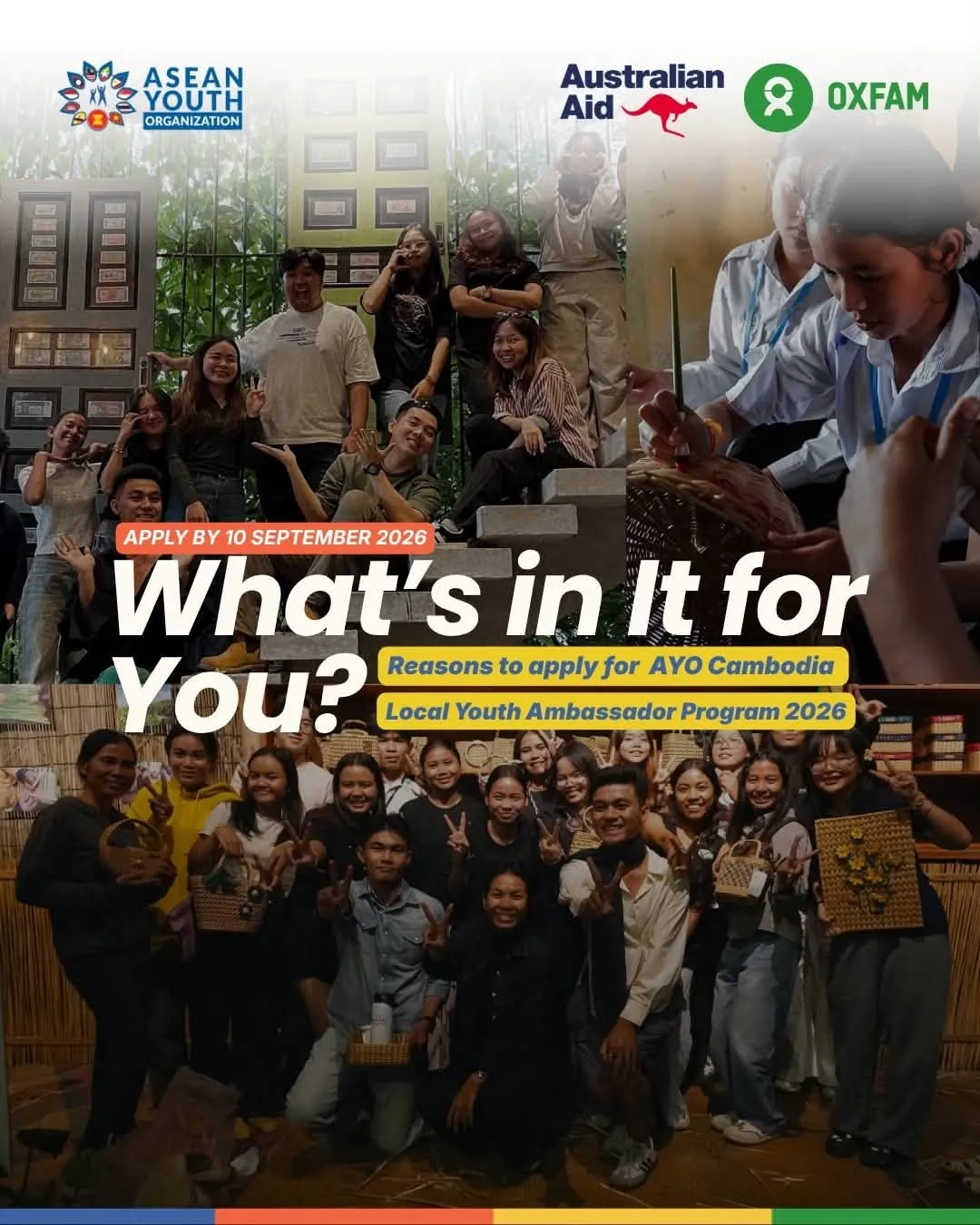 AYO Cambodia Local Youth Ambassador Program 2026 (Cohort 3) gallery photo 1 - Bamnang