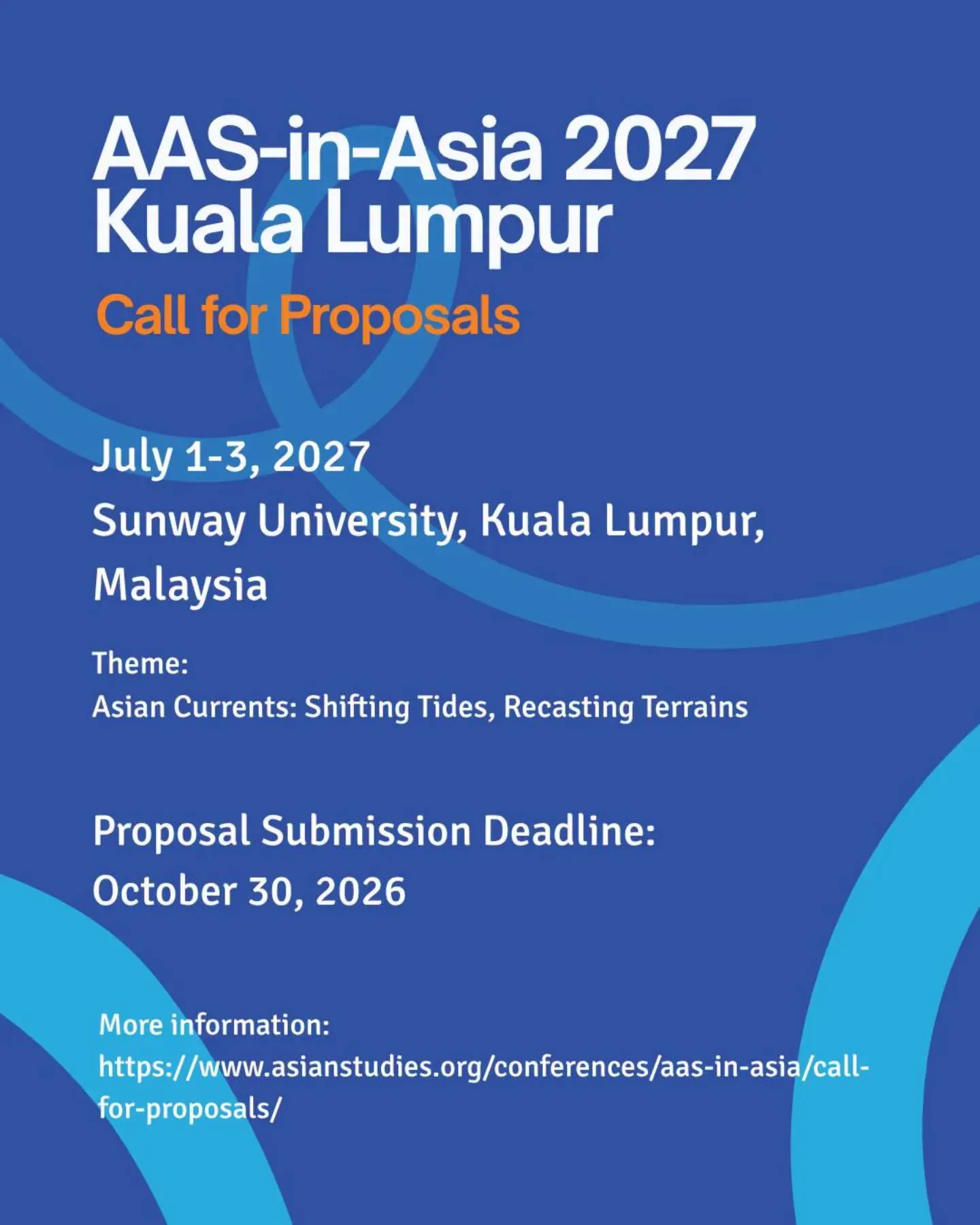Call for proposal for the AAS-in-Asia Conference 2027 gallery photo 1 - Bamnang