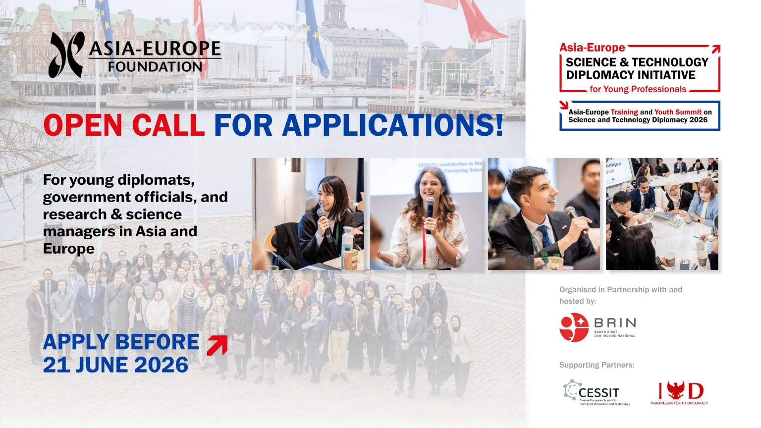 Asia-Europe Training and Youth Summit on Science and Technology Diplomacy in 2026 logo