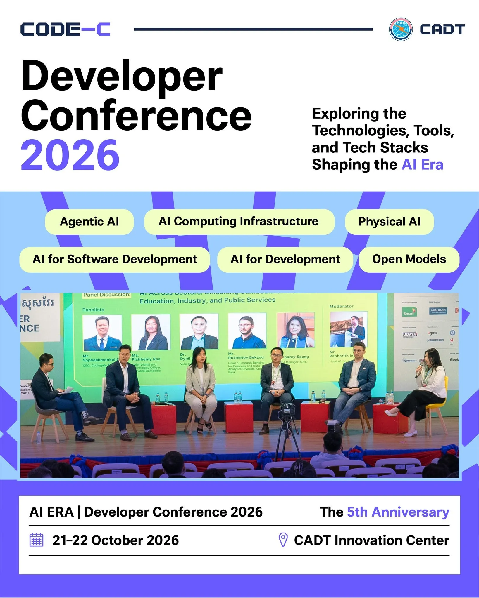 CODE-C Cambodia's developer conference 2026 cover - Bamnang