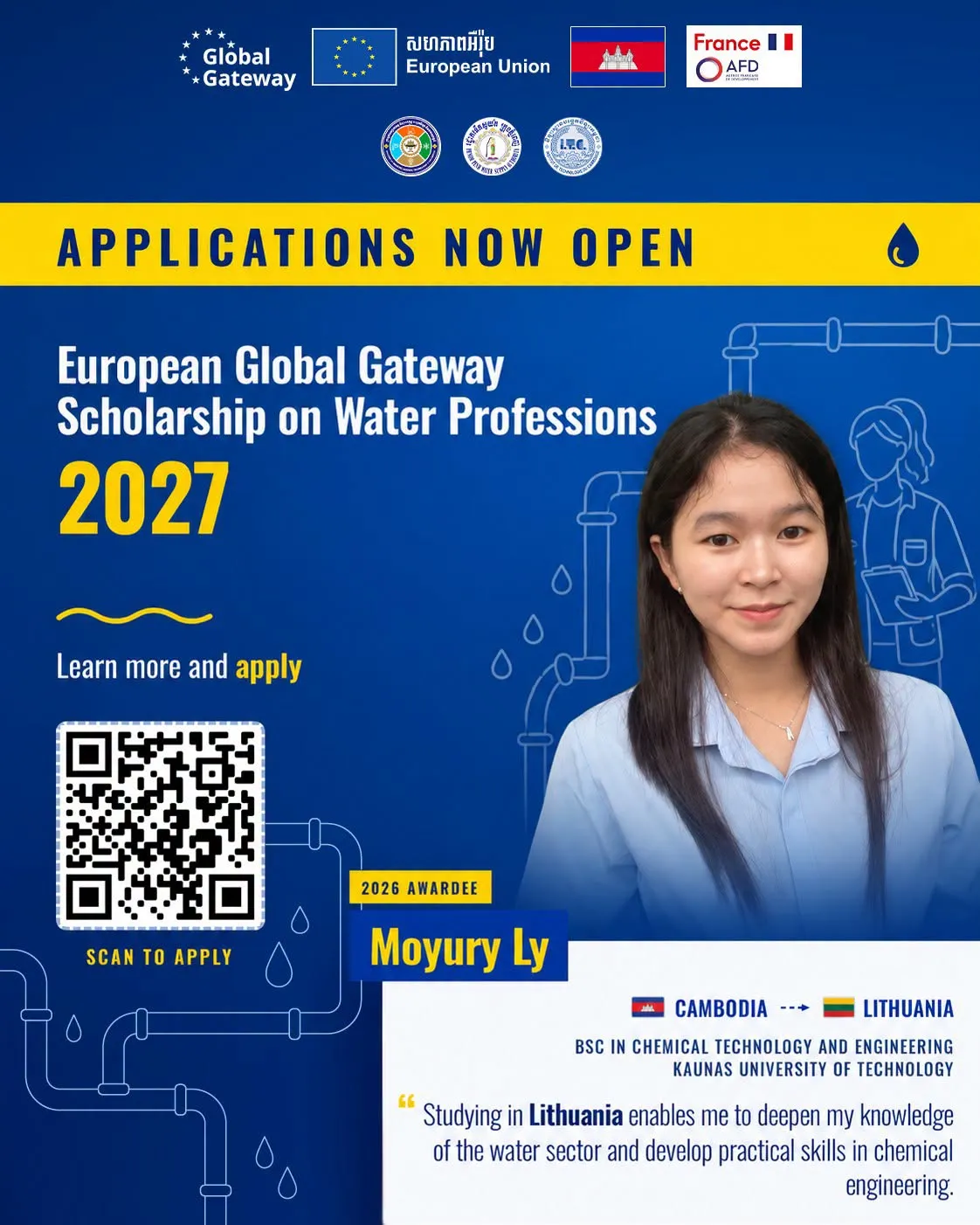European Global Gateway Scholarship gallery photo 1 - Bamnang